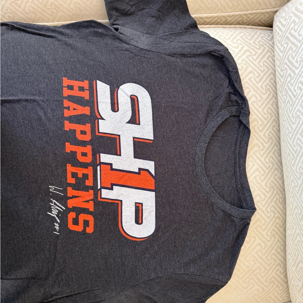 Men’s Graphic Tee Clemson - Dark Gray with Orange and White Print ship happens